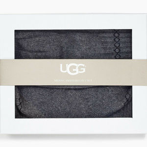 NWT UGG Men's Lindin Cashmere Gift Set Grey